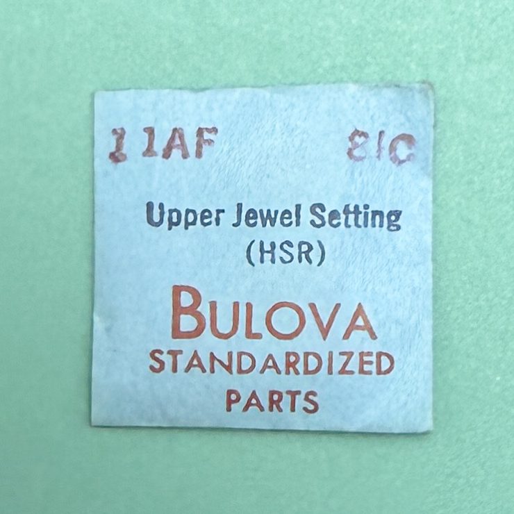 Gen Bulova Part 81C Upr Jewel Setting (HSR) 11AF 11AFA 11AFAC 11AFACD 11AFC NOS