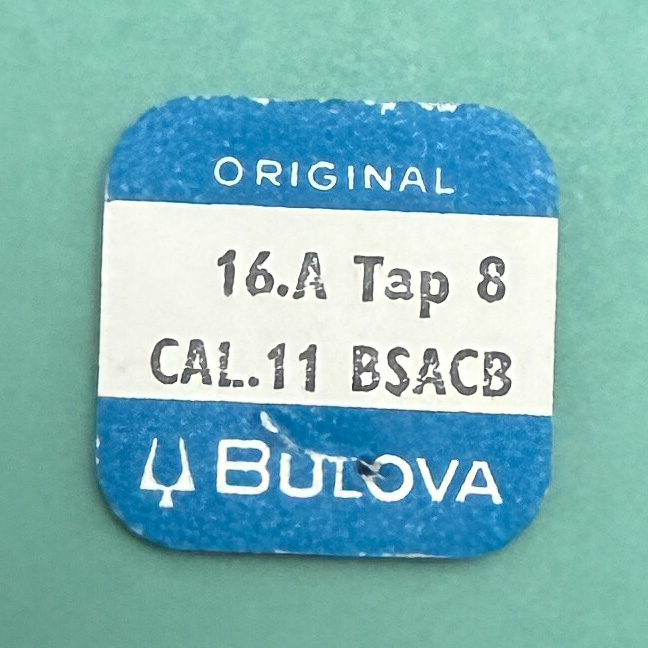 Genuine Bulova Part 16A Winding Stem 11BSACB Tap 8 NOS