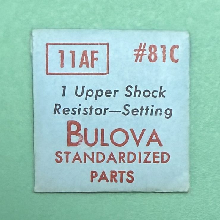 Genuine Bulova Part 81C Upper Shock Resistor Setting 11AF 11AFA 11AFAC NOS