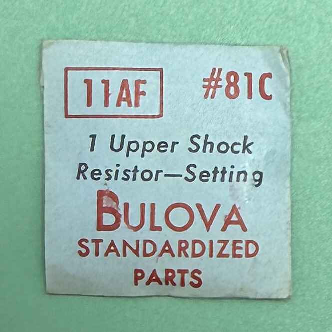 Genuine Bulova Part 81C Upper Shock Resistor Setting 11AF 11AFA 11AFAC 11AFACD ...