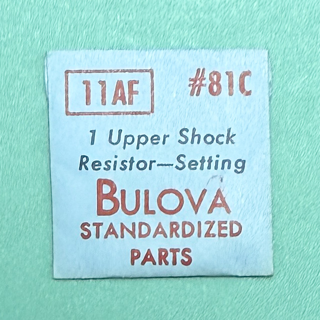 Gen Bulova Part 81C Upper Shock Resistor Setting 11AF 11AFA 11AFAC 11AFC NOS  97