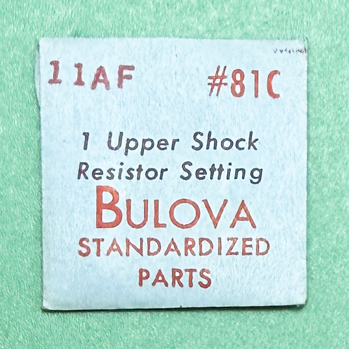 Genuine Bulova Part 81C Upper Shock Resistor Setting 11AF 11AFA 11AFAC 11AFC 117