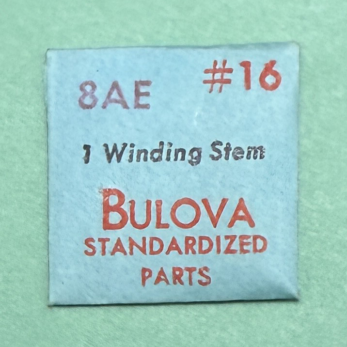 Genuine Bulova Part 16 Winding Stem 8AE 8AC NOS