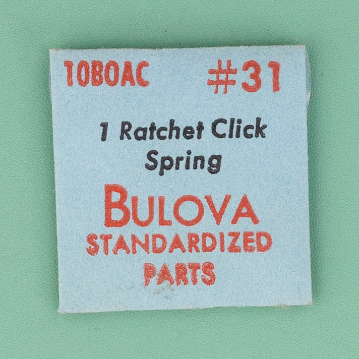 Gen Bulova Part 31 Click Spring 10BOAC 10BPAC 10BNCH 10BP NOS 017