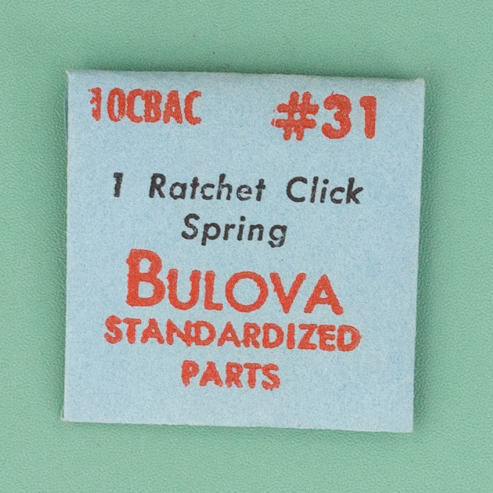 Gen Bulova Part 31 Click Spring 10BOAC 10BPAC 10BNCH 10BP NOS 018