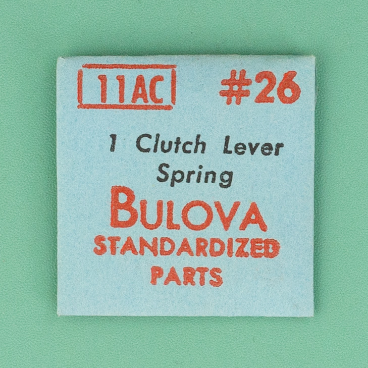 Genuine Bulova Part 26 Clutch Lever Spring 10CBAC 11AC 11ACC NOS 038