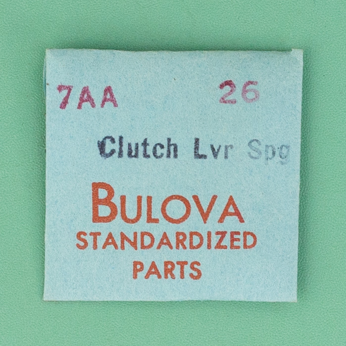Genuine Bulova Part 26 Clutch Lever Spring 7AA NOS 045