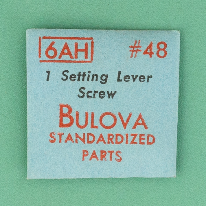 Gen Bulova Part 48 Setting Lever Screw 6AH 6AHC 6BK 6BOC 6UL NOS 0075