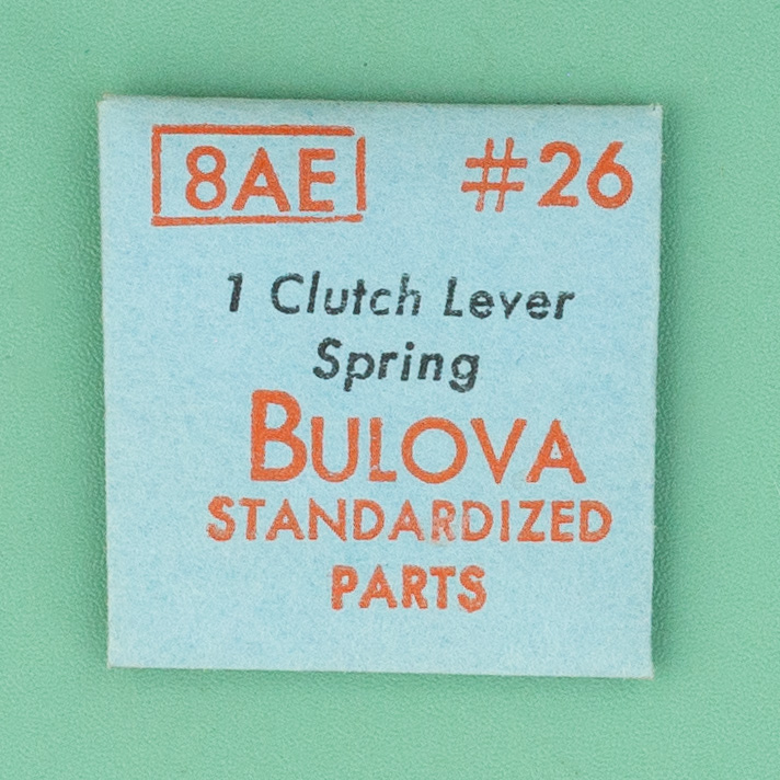 Gen Bulova Part 26 Clutch Lever Spring 6AH 6AHC 6AK 6BA 6BC 6BD NOS 0084