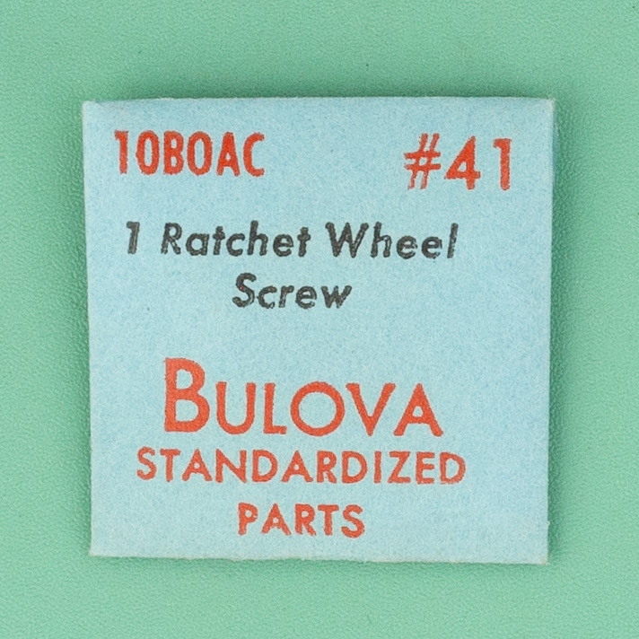 Gen Bulova Part 41 Ratchet Wheel Screw 10BOAC 10BP 10BPAC 10BPAD NOS 0088