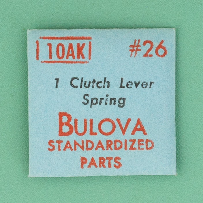 Genuine Bulova Part 26 Clutch Lever Spring 10AK 10BH NOS 00105