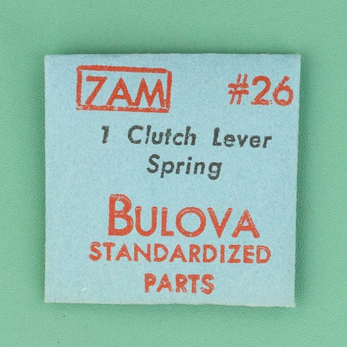 Gen Bulova Part 26 Clutch Lever Spring 7AD 7ADC 7AM 7AMC 7BS 7BSC 7BU NOS 00114