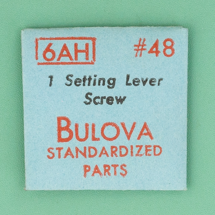 Genuine Bulova Part 48 Setting Lever Screw 6AH 6AHC 6BK NOS 0119