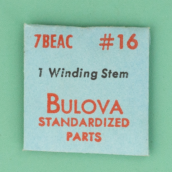 Genuine Bulova Part 16 Winding Stem 7BEAC 7BEACD NOS 0166