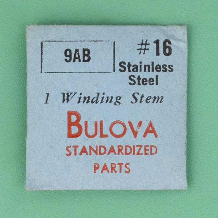 Genuine Bulova Part 16 Winding Stem 9AB 10AU 10AUC NOS New Old  Stock 0174